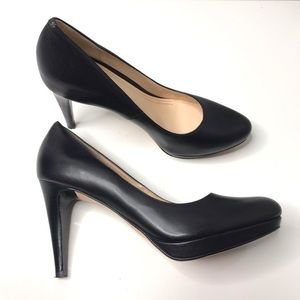 SOLD!! Cole Haan Nike Air Black Leather Chelsea Pump 9.5